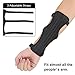 Kavolet Archery ARM Guard Adjustable Shooting Protective Gear for Bow Hunting Outdoor RECURVE Compound - PU Material Black