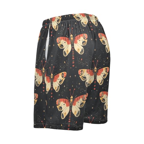 vvfelixl Men's Pajama Shorts Australian Shepherd Sleep Shorts for Men Pajama Bottom Pants with Drawstring & Pockets S3