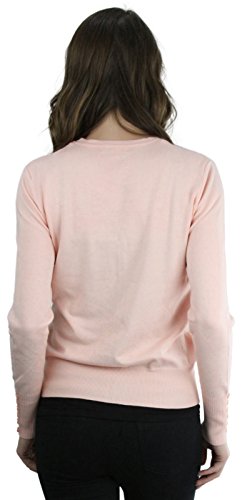 Image of ToBeInStyle Women's Long Sleeve Button Down V-Neck Cardigan
