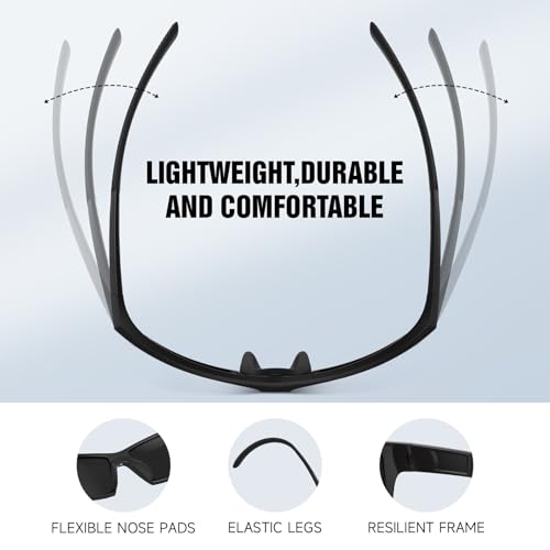 Polarized Sports Sunglasses Men UV400 Protection Wrap Around Lightweight Frame for Cycling Driving Fishing4