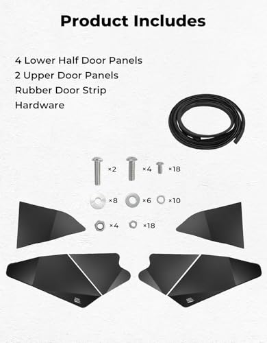 Inserts de portes en aluminium KEMIMOTO : stop boue pour ZForce 950