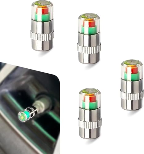 �O�H �~�j�L���u�o�� DS64V �ɓK�p �^�C����C�� �o���u�L���b�v 4�Z�b�g 2.4Bar 36PSI �x���\�� 3�F�\�� �^�C����C���Ď� �Z���T�[ �L���b�v �����ԗp �����e�i���X