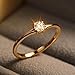 icedout Dainty Engagement Style Ring For Women 14K Gold Plated Minimalist Band Sparkling Ring Elegant Stacking Band 925 Sterling Silver Handmade Anniversary Customized Jewelry Birthday Gift Ring