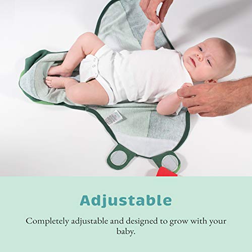 Image of Cuddle Club Swaddles for Newborns - Baby Swaddle Blanket for Boys & Girls - Adjustable Hook-and-Loop Cotton Wrap for Newborn 0-3 & 3-6 Months with hat