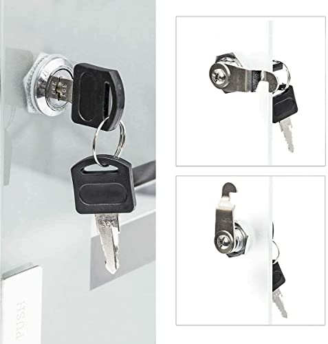 Medicine-Cabinet-Steel-First-Aid-Storage-Wall-Mount-Lockable-Metal-Case-Box-Ideal-for-Home-School-Office-Emergency-Locker-Medical-Cabinet-36-X-31-X-10cm