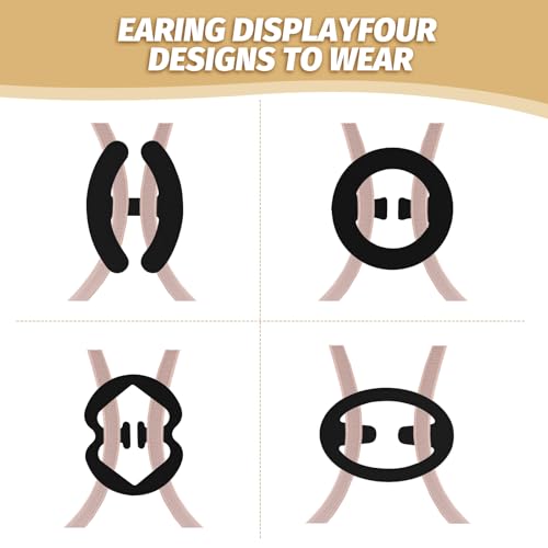 24 Pcs Bra Strap Clips Adjustable Hidden Bras Converter to Racerback Suitable for Women's Shoulder Straps Slipping Down Make Racerback Anti-slip Fastener Irregularly Shaped Fixator4