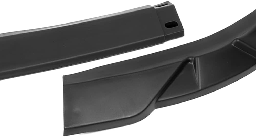 Q1-TECH, Front Bumper Lip fit for Compatible with 2013 2014 2015 Lexus ES350 / ES300h Model Only , Front Bumper Lip Spoiler Air Chin Body Kit Splitter Unpainted Matt Black , STP-Style