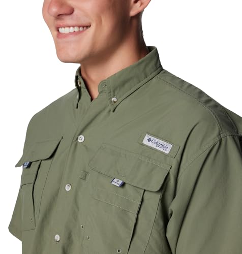 Image of Columbia Men Omni-Shade Bahama II Hiking and Trekking Short Sleeve Shirt