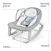 Ingenuity Keep Cozy 3-in-1 Grow with Me Vibrating Baby Bouncer, Seat & Infant to Toddler Rocker, Vibrations & -Toy Bar, 0-30 Months Up to 40 lbs (Weaver) #4
