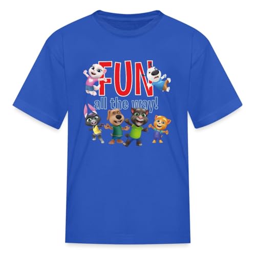 Spreadshirt Talking Tom & Friends Fun All The Way Kid's T-Shirt