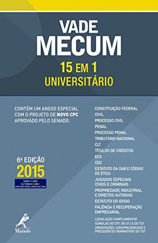 Vade mecum 15 em 1 universitário: