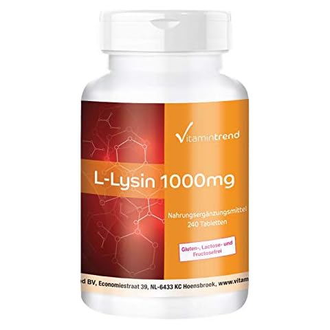 L-Lysin hochdosiert - 1000mg pro Tablette Cover