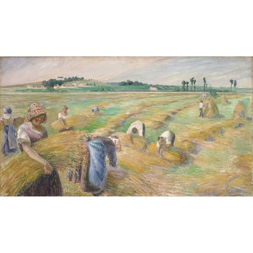Impression sur toile Pissarro Harvest ARTICULOZY 61x45,7 cm
