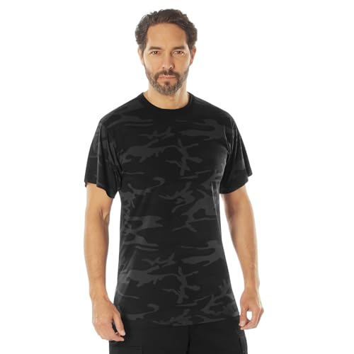 Rothco Midnight Camo Moisture Wicking T-Shirt –...
