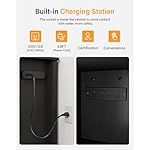 40-50 Gallon Fish Tank Stand: Sturdy Aquarium Stand with Storage for 40-50 Gallon Fish Tank - Metal Terrarium Table Cabinet with Power Outlet for Reptile Turtle (40-50 gallon) - Image 3