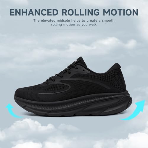 Image of Running Shoes for Men Lightweight Casual Walking Shoes Comfortable Breathable Tennis Sneaker Cushioning Trainers