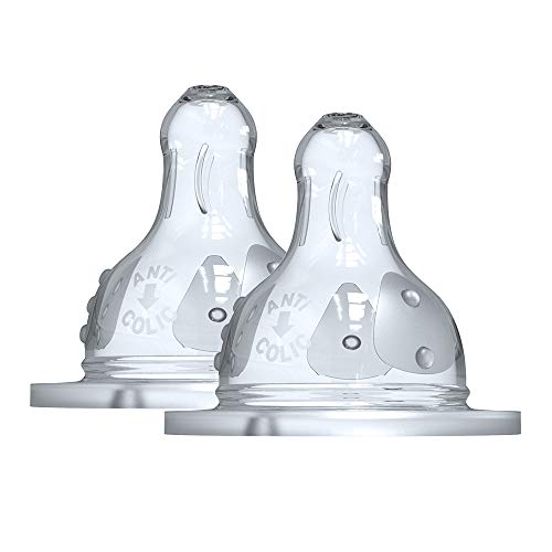 dodie Initiation+ Tétine Ronde 3 Vitesses Anti-Colique Col Large Silicone Débit 1 0-6 Mois