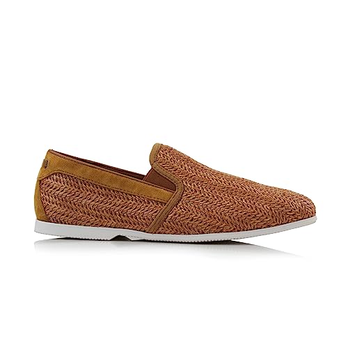 Image of Ferro Aldo Men's Slip-On Loafers | Woven Espadrille & Classic Styles | Casual & Formal Dress Shoes