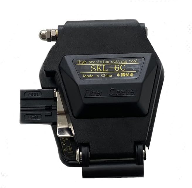 SKL-6C Fiber Cleaver Cable Cutting Knife FTTH Fiber Optic Knife Tools Cutter High Precision Fiber Cleavers 16 Surface Blade 1 PCS