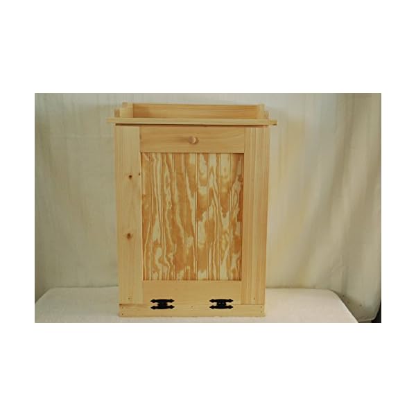 Kenzie's Kreations Handcrafted Wooden Trash Can, 13 Gallon Kenzie's Kreations Handcrafted Wooden Trash Can, 13 Gallon