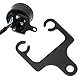 Hlyjoon Tachohalterung Eisenhalterung 70 * 85mm/2,8 * 3,3in Motorrad Mini Drehzahlmesser Instrument Meter Gauge Halterung Montage Für Roller Moto Universal