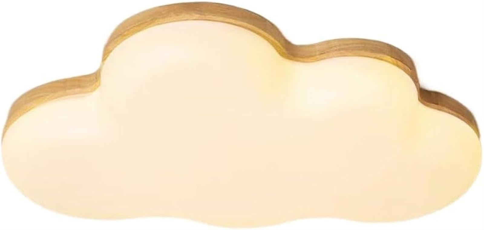 Plafonnier nuage vintage intensité réglable avec cadre en bois pour chambre