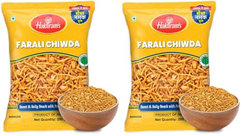 Image of Haldiram's Nagpur FARALI Chiwda, 200g (Pack of 2)