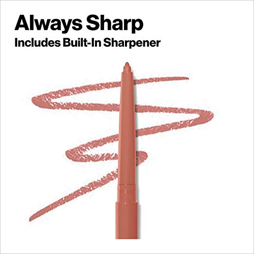 Revlon R810012 Lip Liner, Colorstay Lip Makeup With Built-In-Sharpener, Longwear Rich Lip Colors, Smooth Application, 655 Rose thumb #4