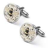 Bee Mulberry Fruit Honey Mens Cufflinks For Shirt Alloy Cuff Links Business Wedding Groom