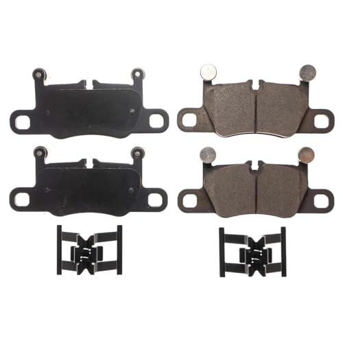 Image of PowerStop Rear Brake Pads for Porsche 911 2016-19 | Porsche 911 2022-24 - Z17 Ceramic Brake Pads with Installation Hardware, 17-1925