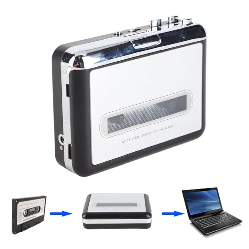 Konwerter Kasety USB na Komputer PC Mp3 CD Switcher Converter Odtwarzacz Muzyki z Konwerterem Słuchawek Headpho na Mp3 Konwertuj starą kasetę M Kassetten za pomocą Kasety Słuchawek