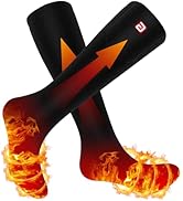 Svpro Beheizte Socken Wiederaufladbare Elektrische Beheizbare Socken Damen Herren Batterie Heizso...