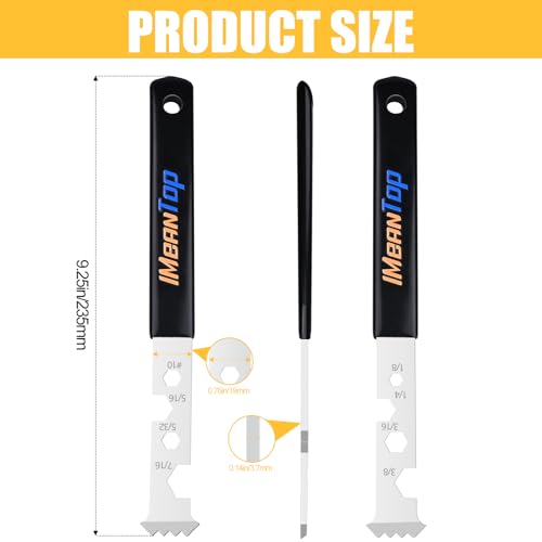 Herramienta para quitar pavimento 2 en 1 con llave hexagonal miniatura 2
