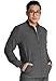 Cherokee Men's Zip Front Jacket with 3 Pockets, Moisture Wicking 360° Stretch Technology - CK394A, L, Heather Pewter