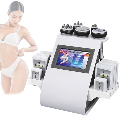 MINHUIJIHUI 6 En 1 Anticelulítico Celulitis Masajeador, Facial Belleza Masajeador Celulitis, Radiofrecuencia Facial Corporal,Instrumento De Belleza Adelgazante De Punto Fijo para Perder Peso
