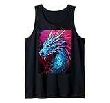 Sci-fi dragon with sleek digital cyber elements