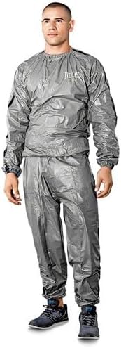 Combinaison De Sauna Everfresh Everlast – Noire, Taille M/L (Veste + Pantalon)