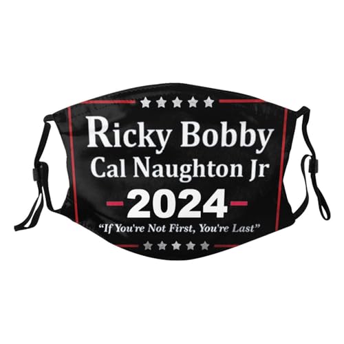 Ricky Bobby Cal Naughton Jr 2024 Election Adult Dust Mask Adjustable Dust Face with 2 Filter8