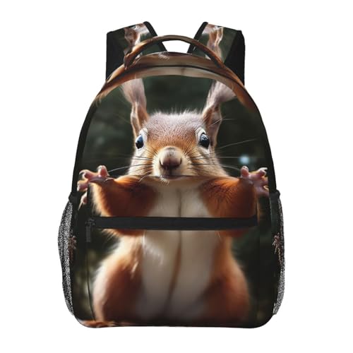 Sac à dos ordinateur portable écureuil résistant léger pour éviter le mal de dos en voyage