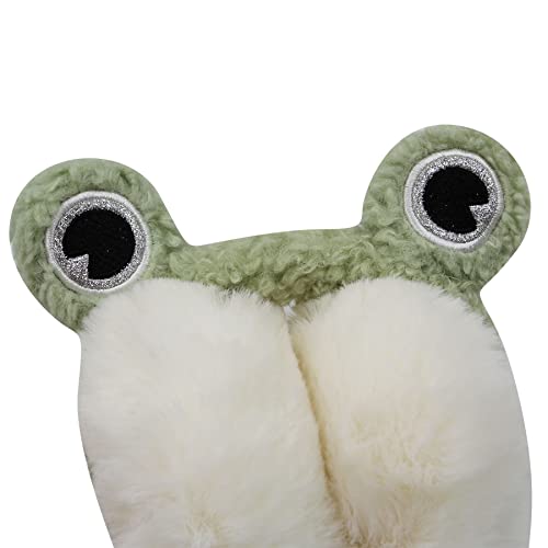 Cute Animal Frog Earmuffs Girls Women Winter Warm Ear Covers Foldable Fur Headband Earwarmer2