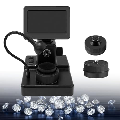 Microscope numérique 4,3 pouces pour réussir l'inspection de bijoux sans fatigue