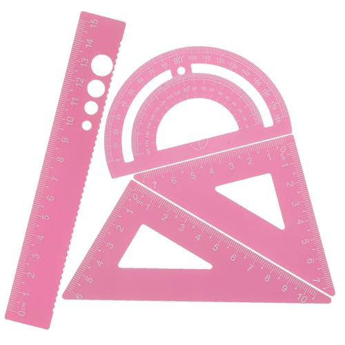 Homoyoyo 1 Juego dibujo de arquitectura útiles escolares para oficina the office merchandise utiles escolares school supplies kit de dibujo profesional suministro de aula Metal rosa