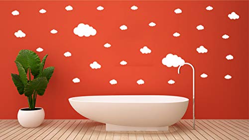 Vinilos Decorativos Nubes Blancas Set 28 Piezas miniatura 5