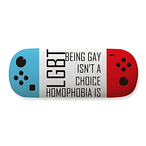 Étui à lunettes LGBT rigide arc-en-ciel contre les rayures de verres