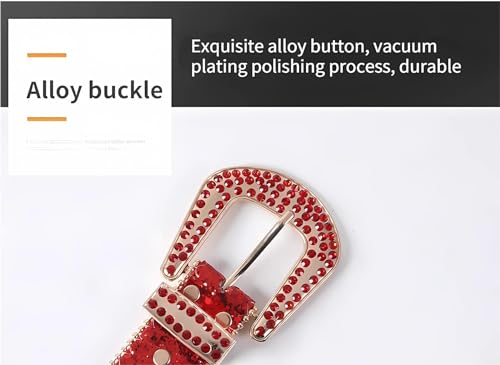 Studded belt Rhinestone Belt for Women BB Belt Y2K Style Cowgirl Bling Belt Western Belt Festivals Gifts Belt4