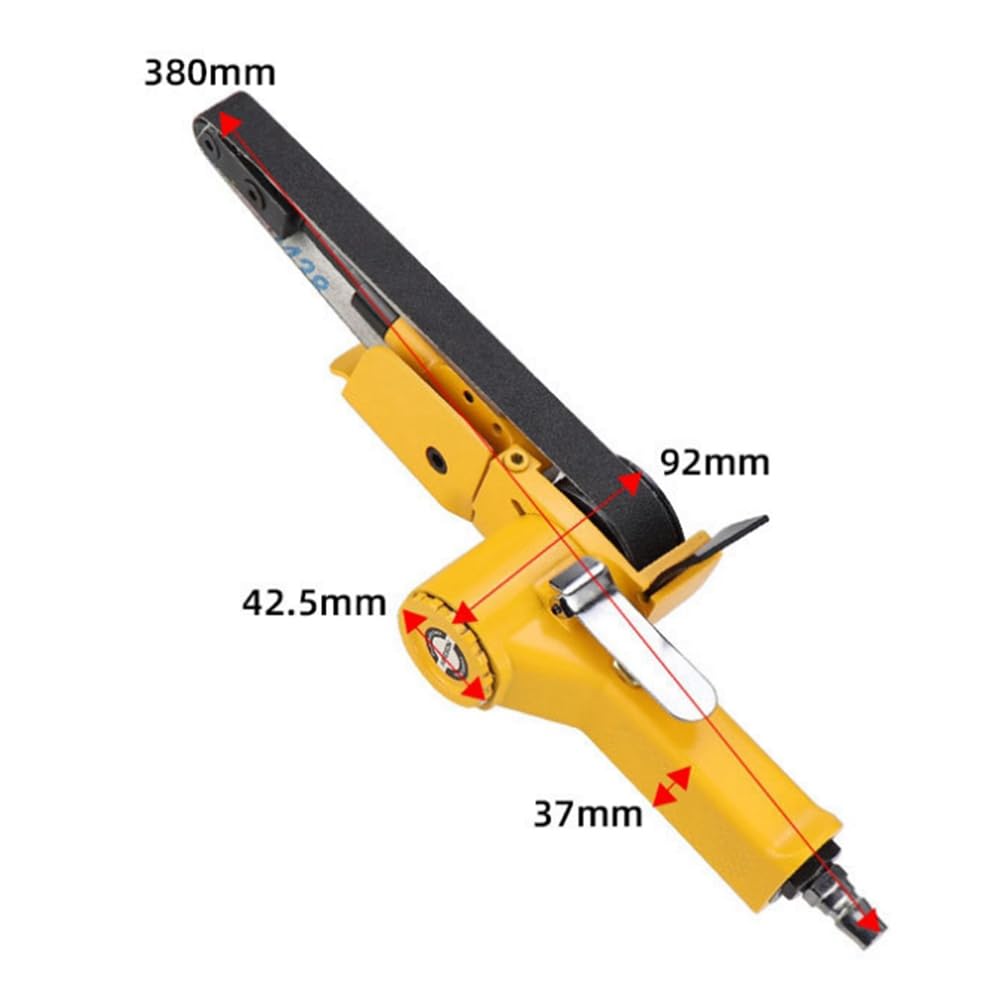 CONFUSE Levigatrice Pneumatica A Nastro da 3/8" Levigatrice Pneumatica A Nastro Levigatrice A Nastro Ad Aria Levigatrice per 20x520mm