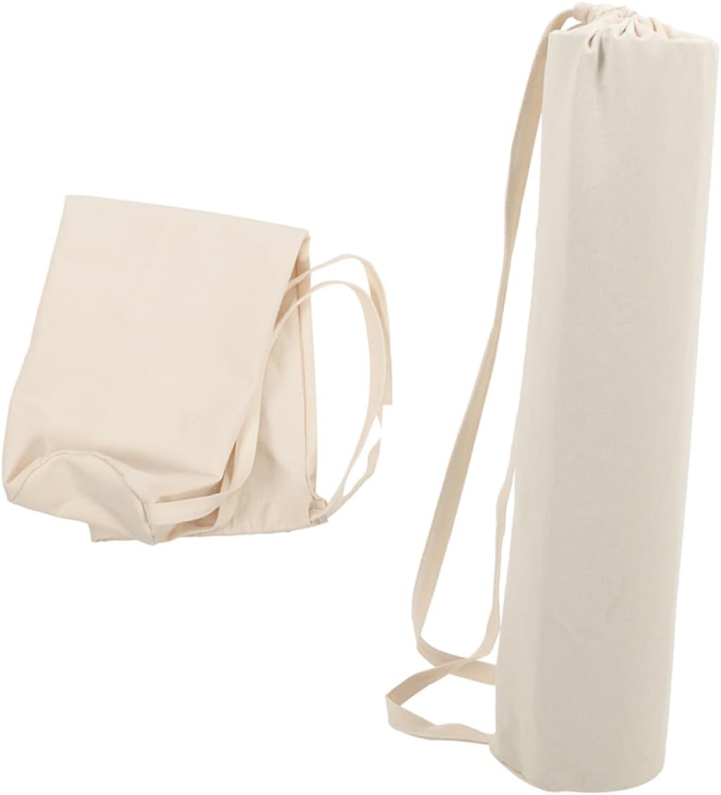 2Pcs Large Capacity Yoga Bag with Dual Shoulder Straps Ergonomic Drawstring Design for Yoga Mat and Accessories for Fitness Enthusiasts