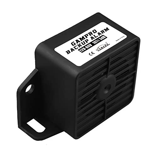 Gampro Back-Up Alarm 12V-80V 107Db Industrial Heavy-Duty Waterproof Backup Warning Alarm With Super Loud Beeper Tone For Truck Van Freight Car Lorry Heavy Vehicles #TOP2