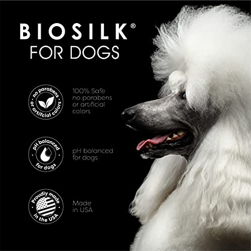 Biosilk Bundle Detangling Kit - Includes Silk Therapy Dog Detangling Shampoo, Detangling Conditioning Spray, And Pin Brush - Dog Grooming Kit, Detangling Brush, Dog Spray, Dog Shampoo #TOP5