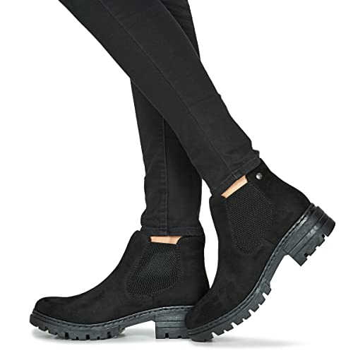 Rieker Damen Chelsea Boots 76884, Frauen Stiefeletten,Schlupfstiefel,Women's,Woman,Lady,Ladies,Boots,Stiefel,Bootee,Booties,schwarz (00)… – Ansicht 2